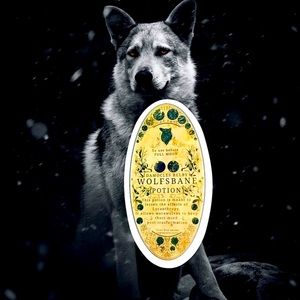 WolfsBane Witchy Sorceress Supreme Potion B0ttle Label Sticker